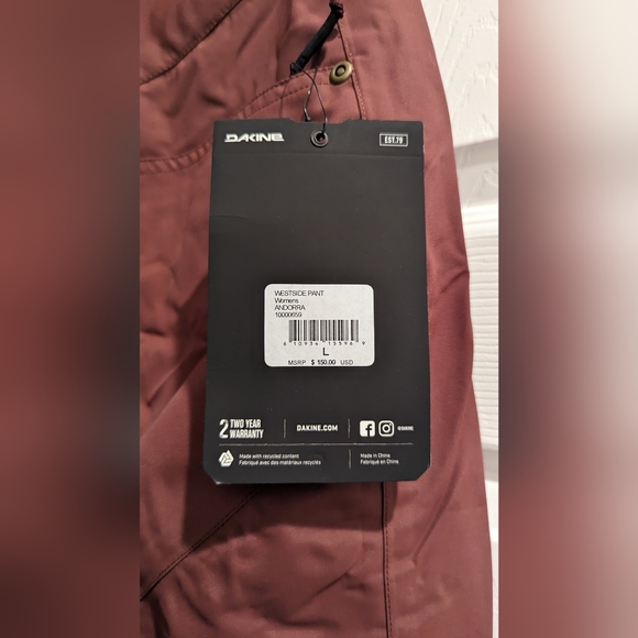 Dakine Westside Insulated Pant Ski- / Snowboard Pant Andorra - Picture 8 of 8